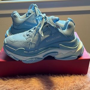 Size 7 Light blue Balenciagas